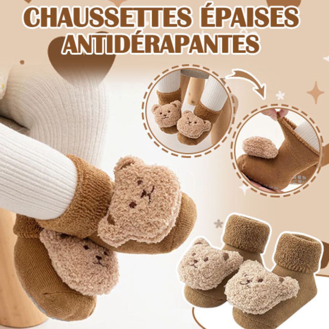 CHAUSSETTE ANTIDERAPANTE BEBE HIVER | EASYSOCKS™