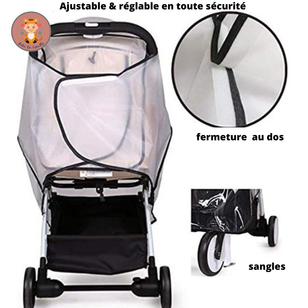 HABILLAGE PLUIE POUSSETTE  Baby-Cover™ – Bébé En Famille