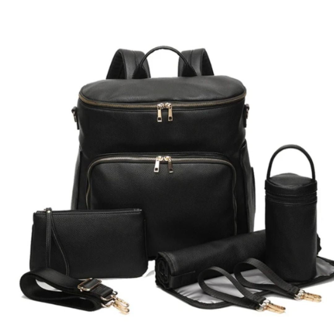 sac-a-dos-a-langer-cuir-pu-noir